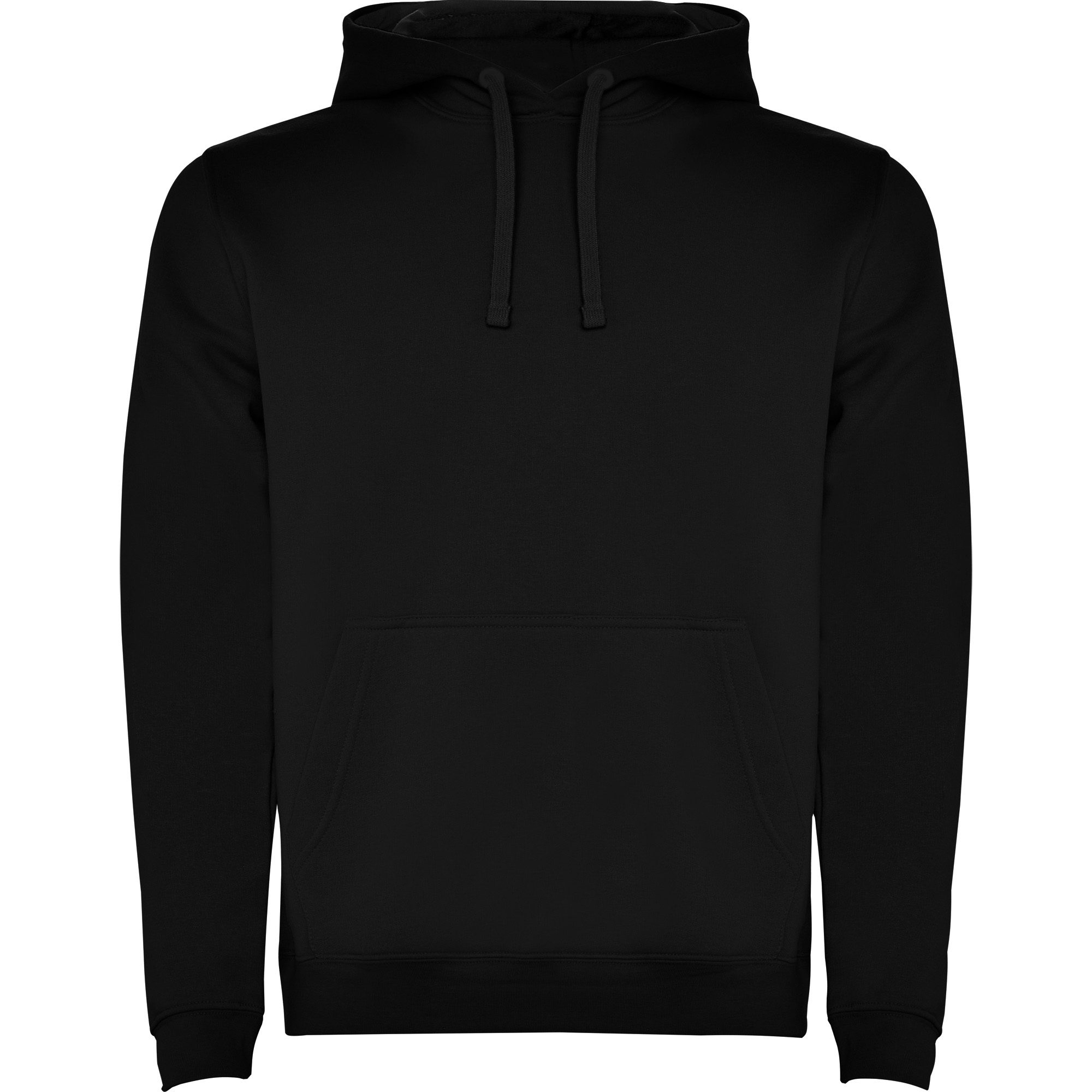 Polerón negro, base sin estampado