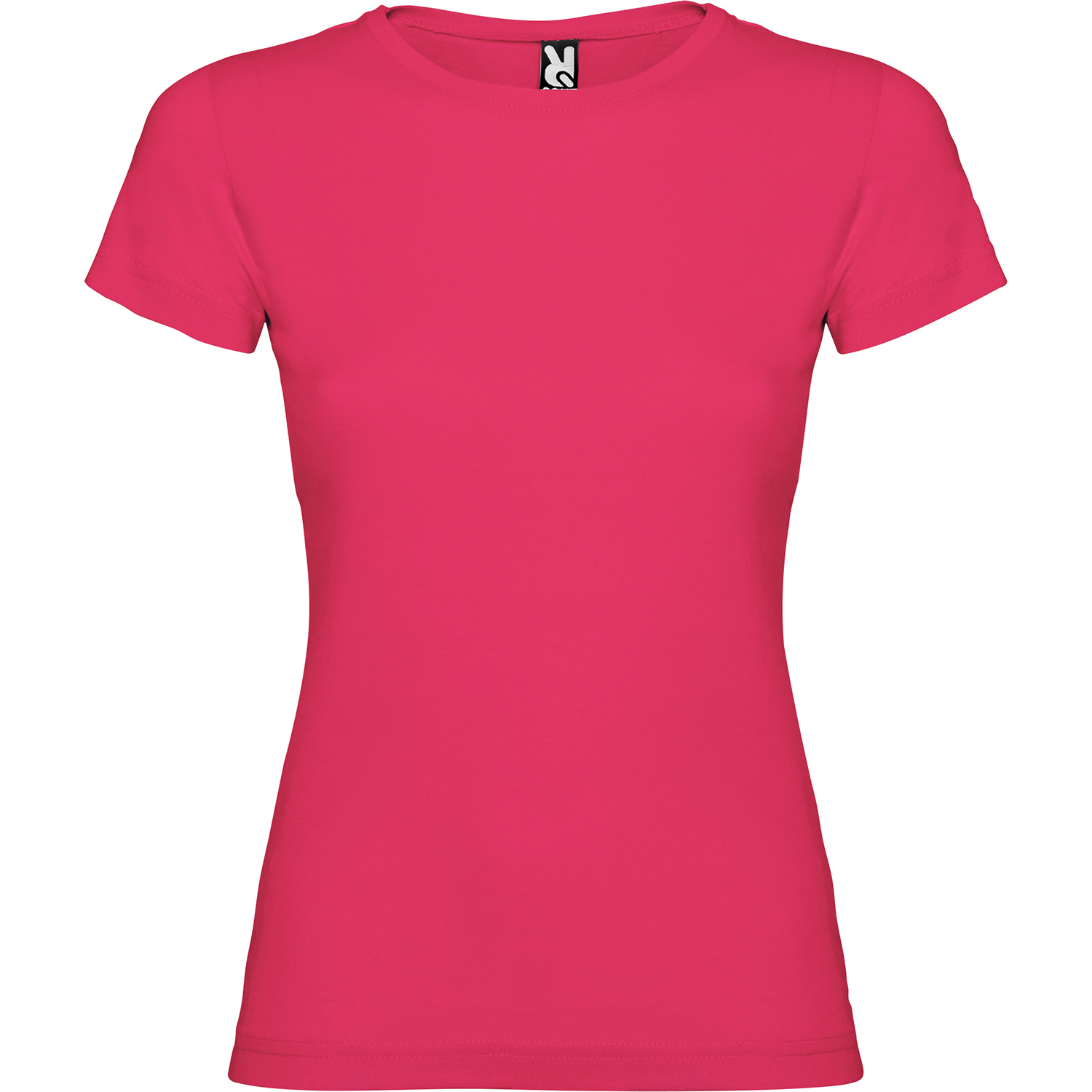 Polera fucsia de mujer, base sin estampado